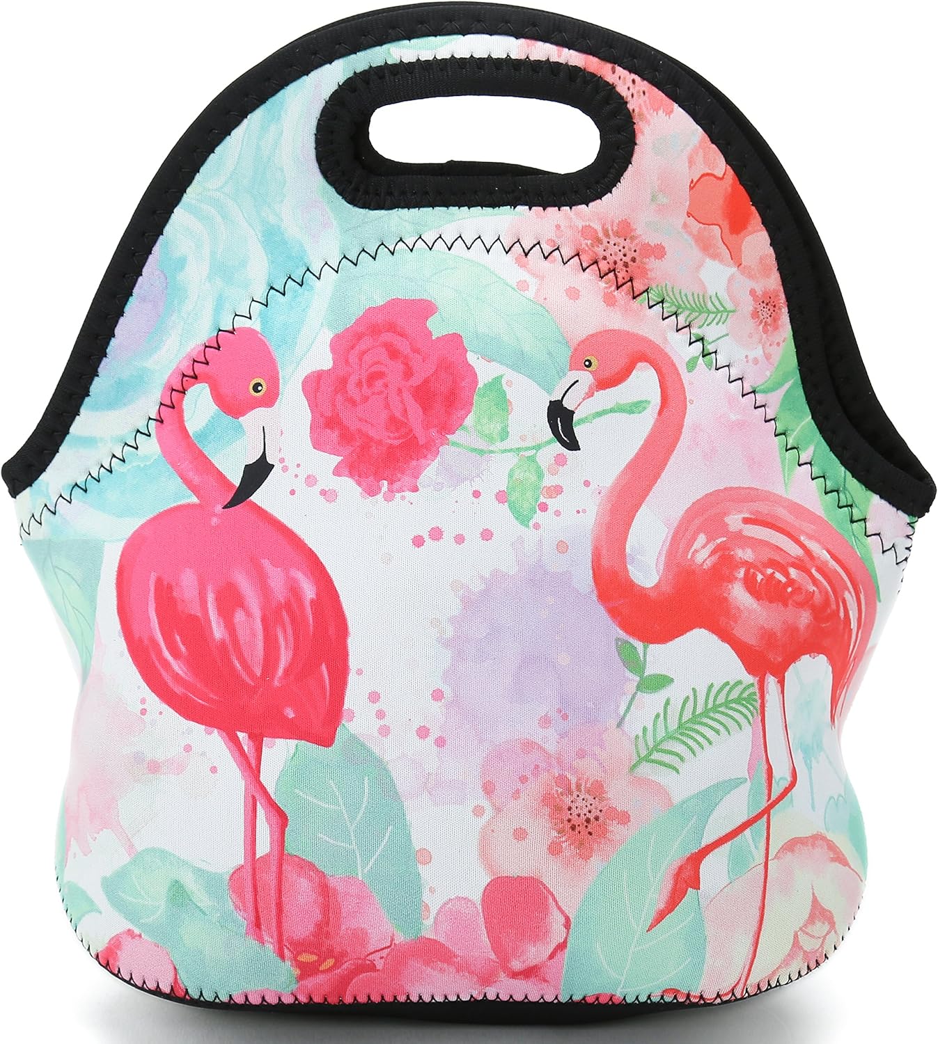 Foods X - Neoprene Reusable Insulated Lunch Bag, Cute