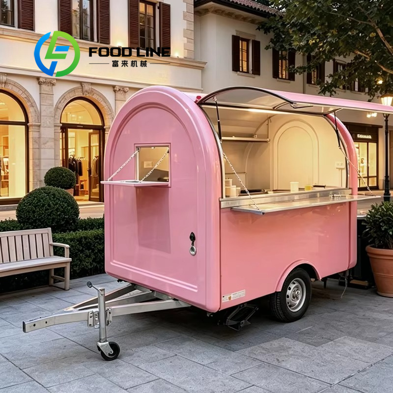 Food Snacks Corner - Food Trailer, Outdoor Mobile Food Cart