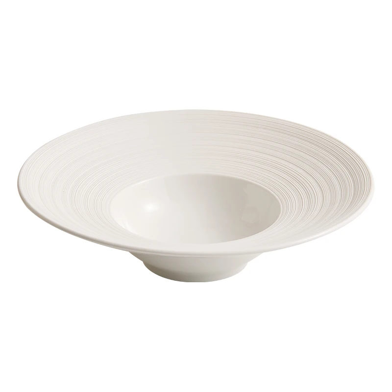 Line Striped Ceramic Plate Res - đánh giá và giá Food Snacks Restaurant