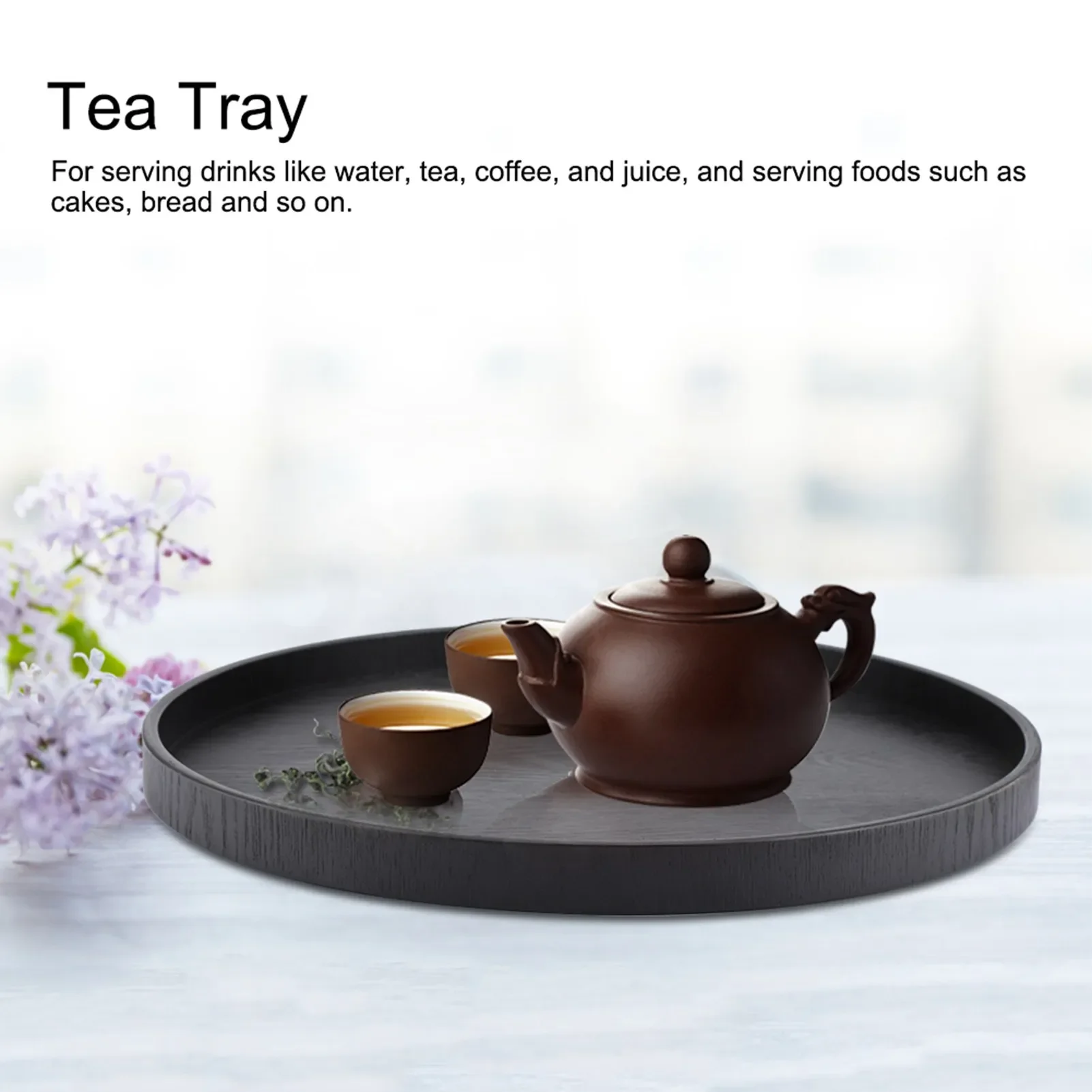 Round Shape Solid Wood Tea Cof - đánh giá và giá Food Snacks Restaurant