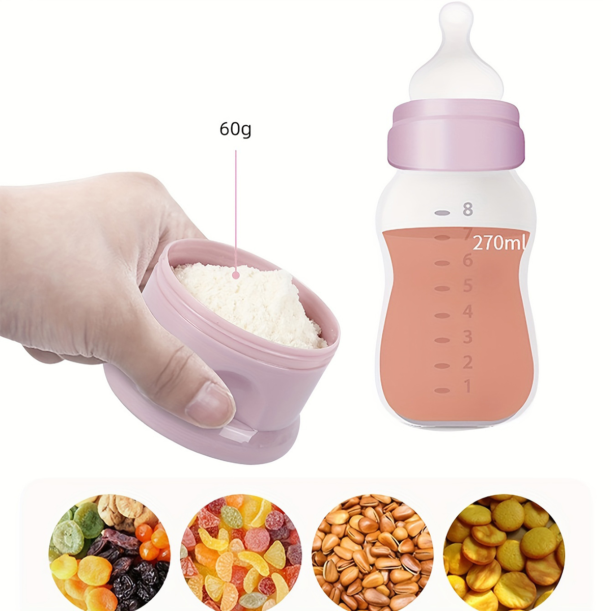 Large Capacity Baby Milk Powde - đánh giá và giá Food Snacks For 1 Year Old