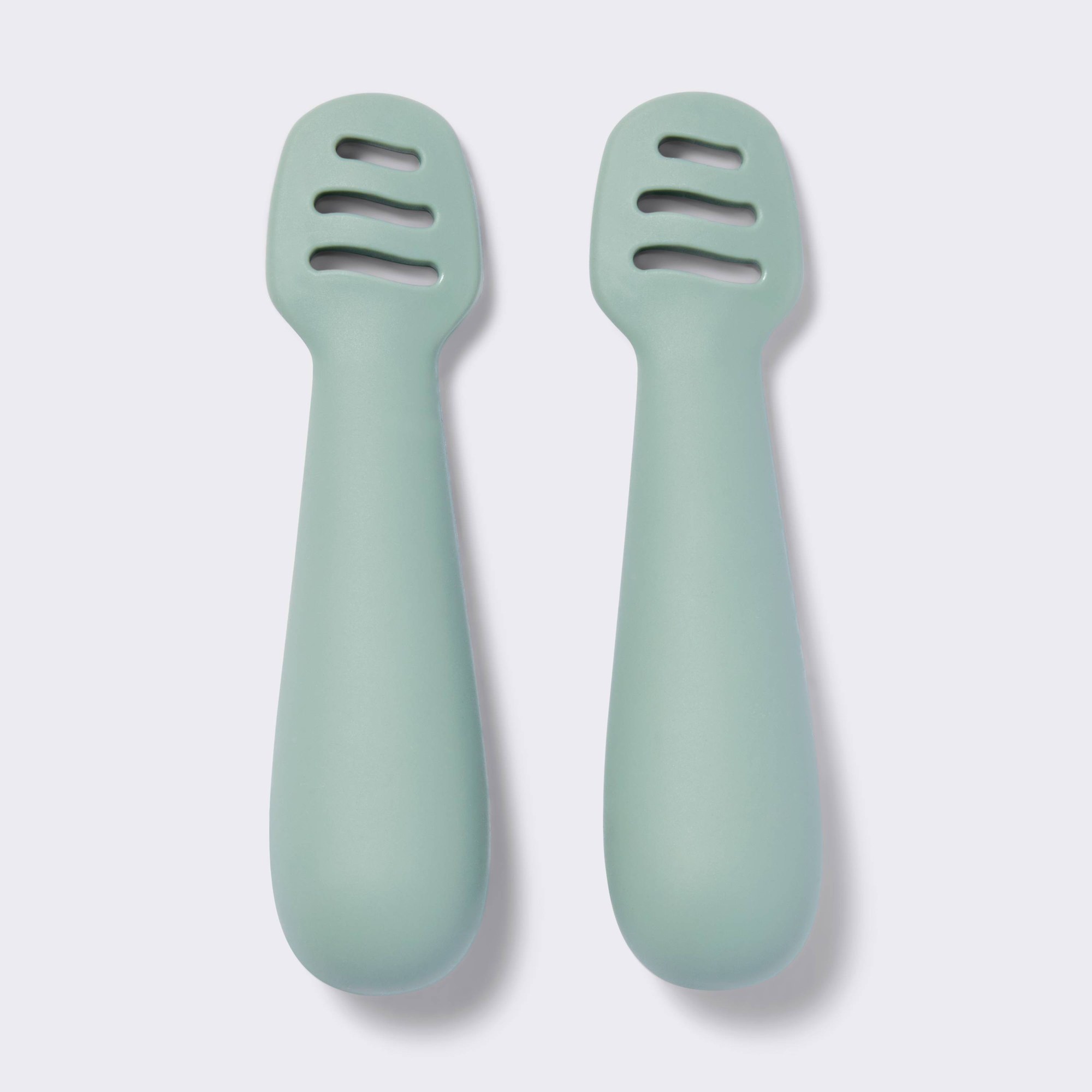 2pcs Green Baby Dipping Spoons - đánh giá và giá Food Snacks That Are Green