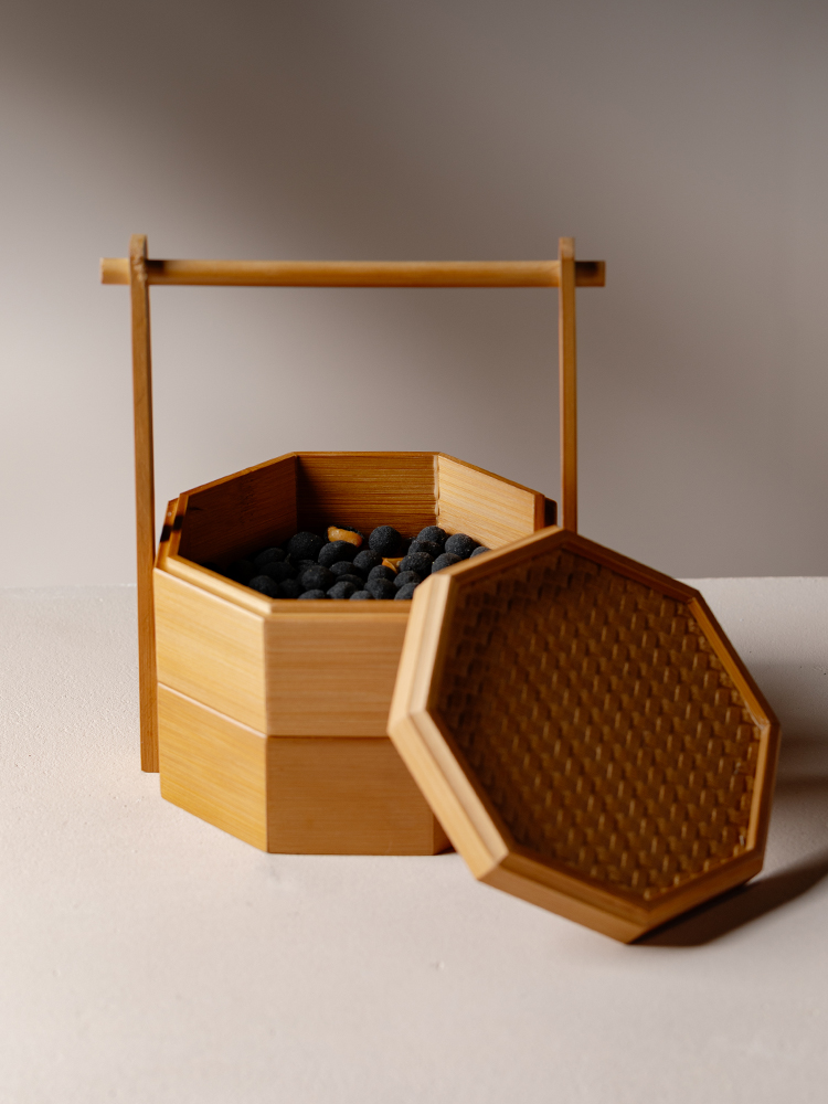 Portable Double Layered Bamboo - đánh giá và giá Food Snacks Corner