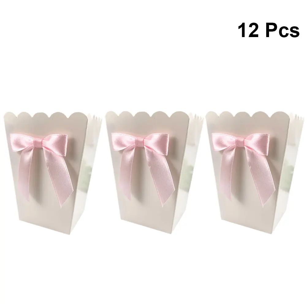 12pcs Pink Bow Popcorn Box Par - đánh giá và giá Food Snacks For 1 Year Old