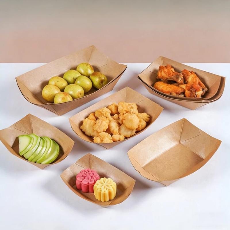 Disposable Kraft Paper Hotdog  - đánh giá và giá Food Snacks Restaurant