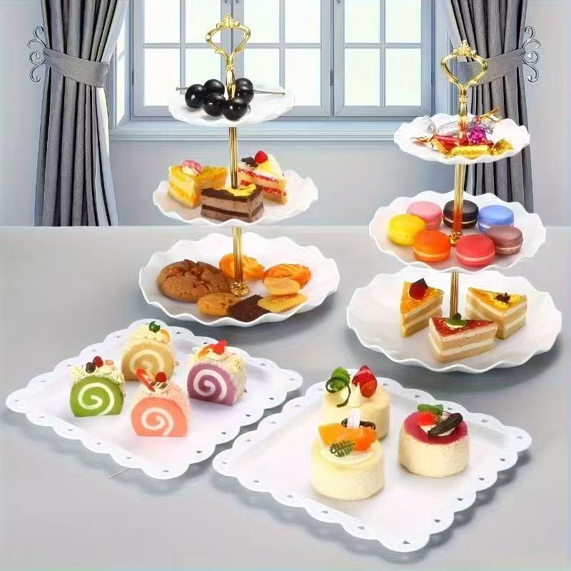1/3/4/5PCS Decorative Food Tra - đánh giá và giá Food Snacks For 1 Year Old