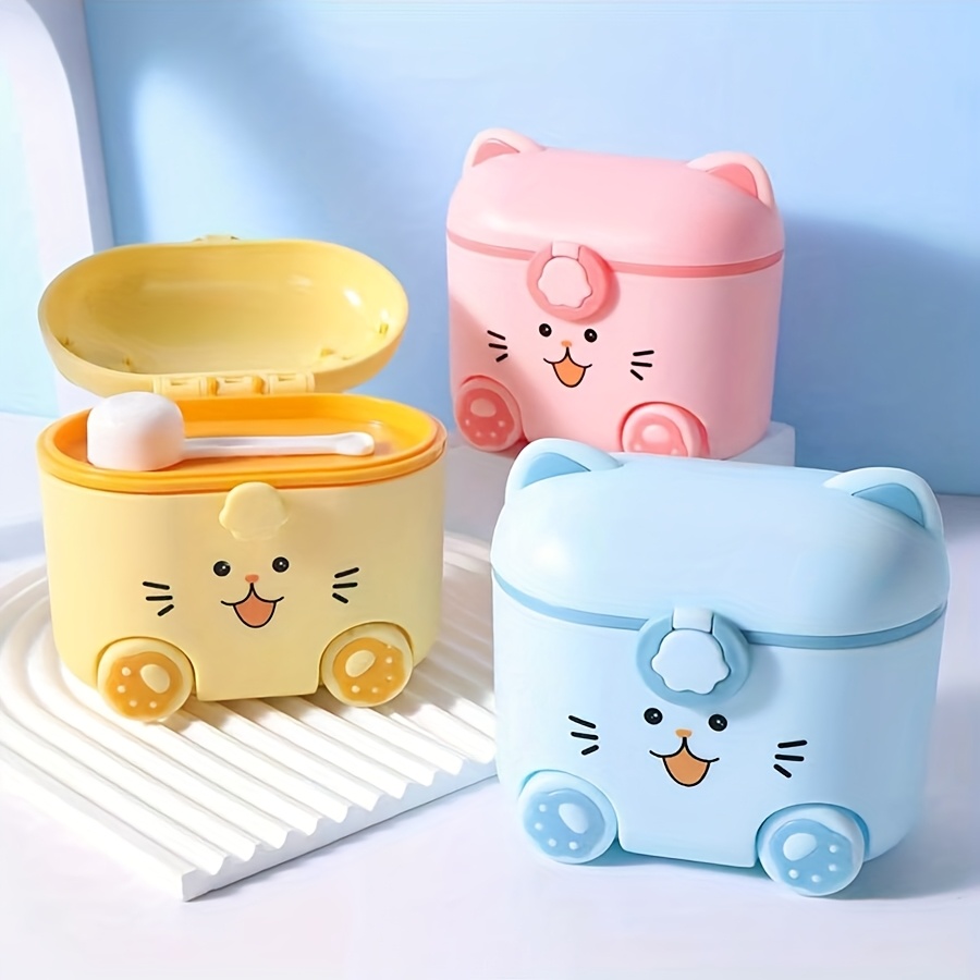Cute Cat Milk Powder Container - đánh giá và giá Food Snacks For 1 Year Old