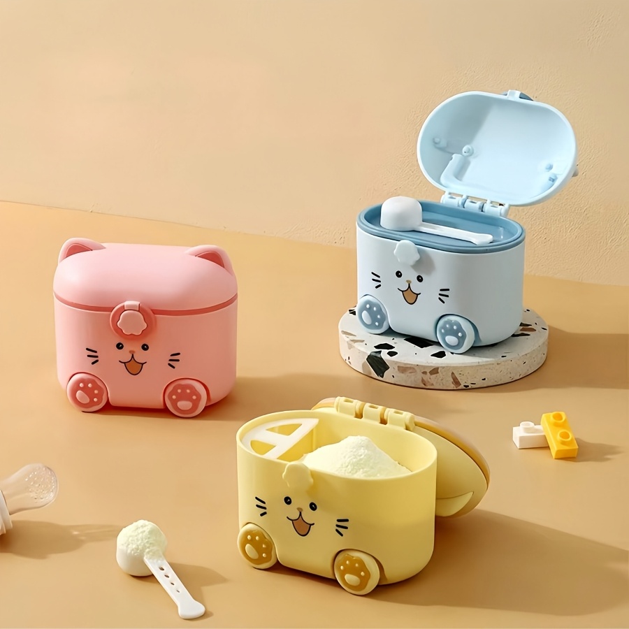 Cute Cat Milk Powder Container - đánh giá và giá Food Snacks For 1 Year Old