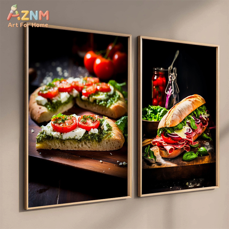 AZNM Gourmet Food Canvas Poste - đánh giá và giá Food Snacks Restaurant