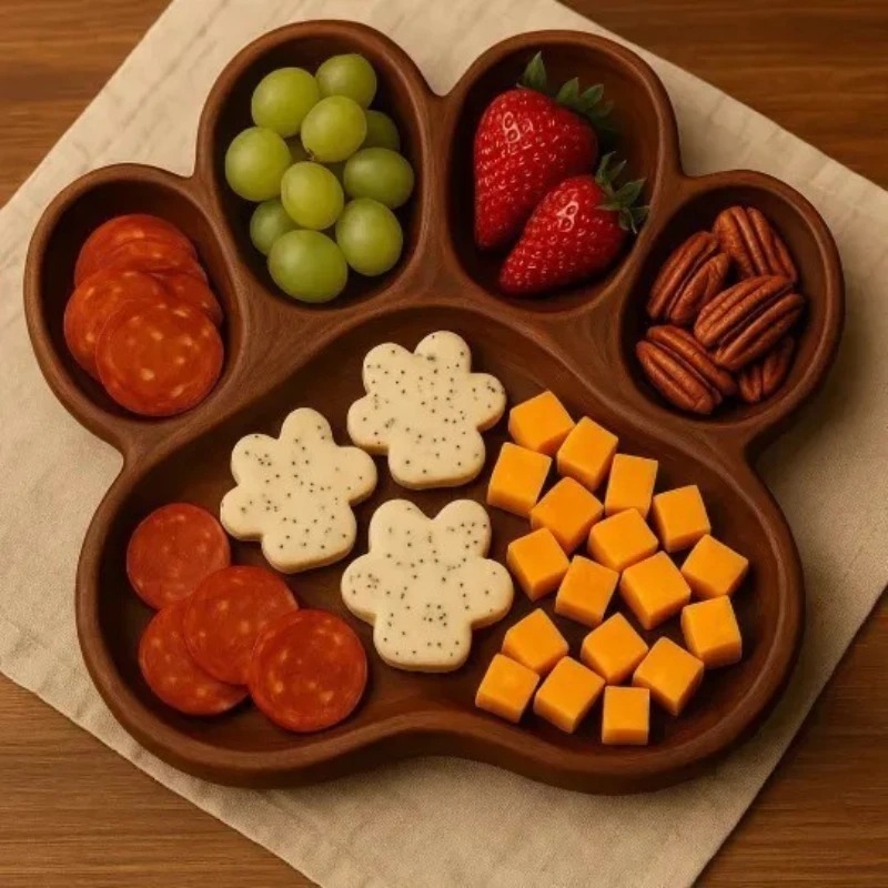 Wooden Octopus Serving Tray, M - đánh giá và giá Food Platter Snacks