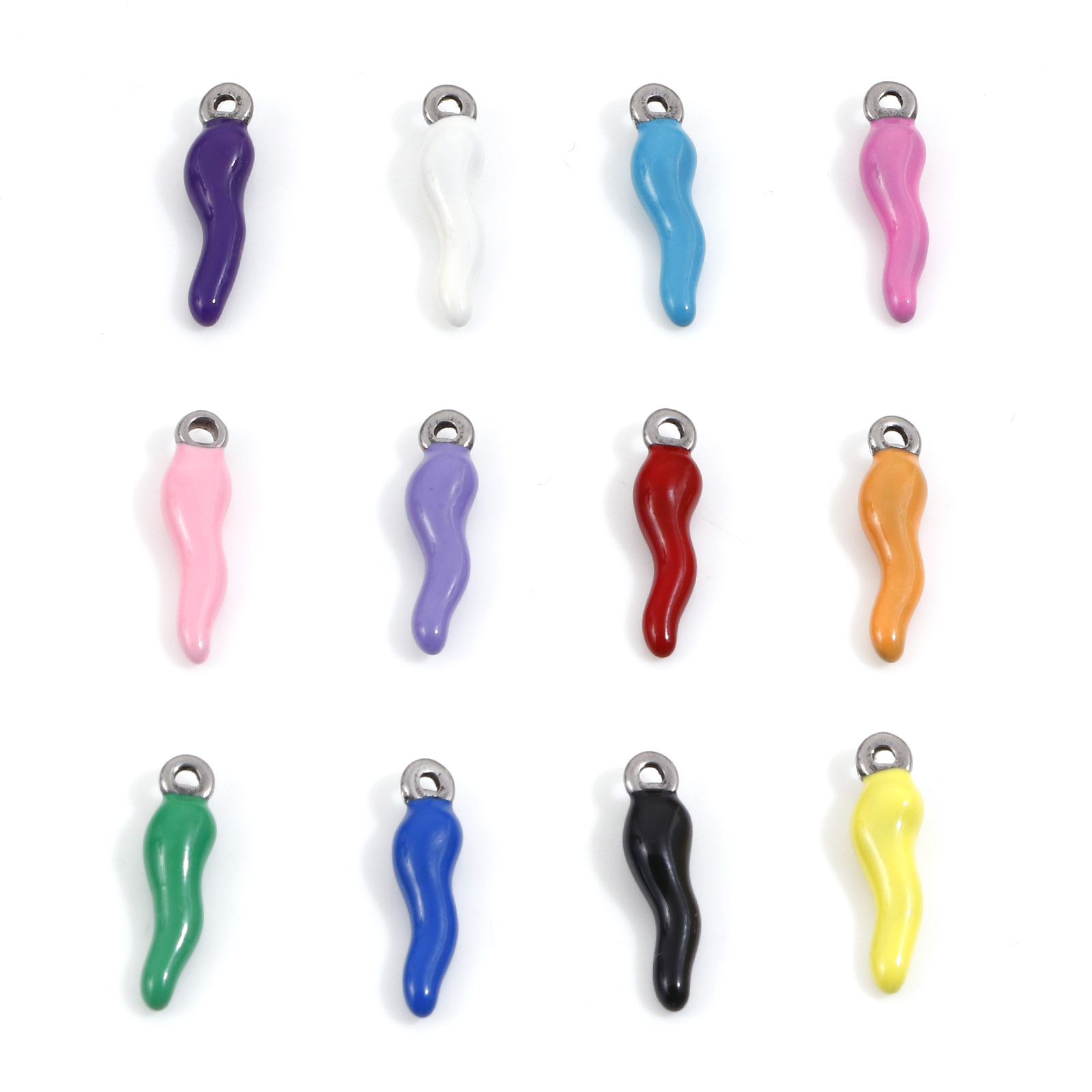 2PCs New Stainless Steel Charm - đánh giá và giá Foods X