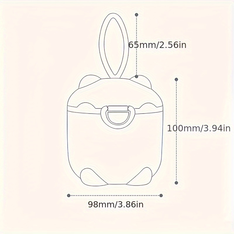 1pc Portable Four-Layer Milk P - đánh giá và giá Food Snacks For 1 Year Old