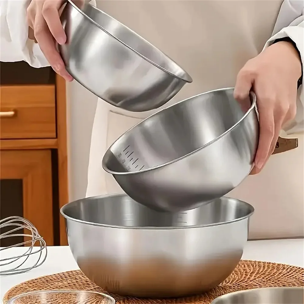 1-3 Stainless Steel Bowl Set w - đánh giá và giá Food Xxl