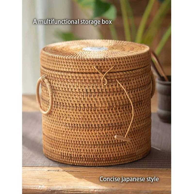 Handwoven Rattan Tea Storage B - đánh giá và giá Food Snacks That Are Green