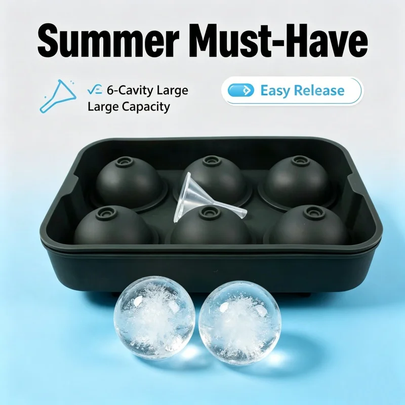6 Cavity Ice Ball Mold Food Gr - đánh giá và giá Food Xxl