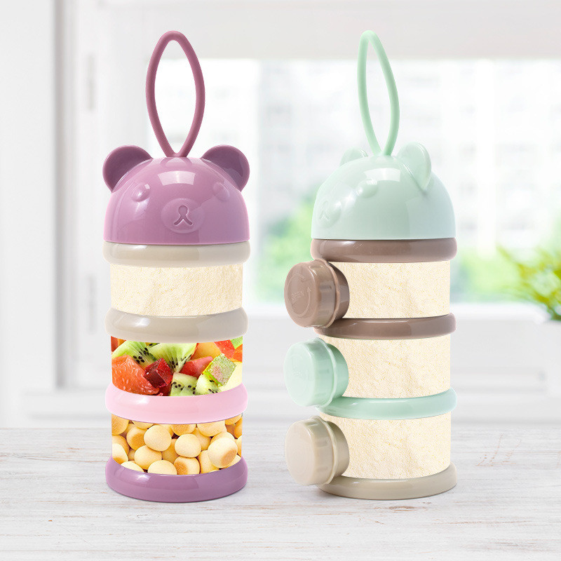 3/4 Layers Bear Baby Milk Powd - đánh giá và giá Food Snacks For 1 Year Old