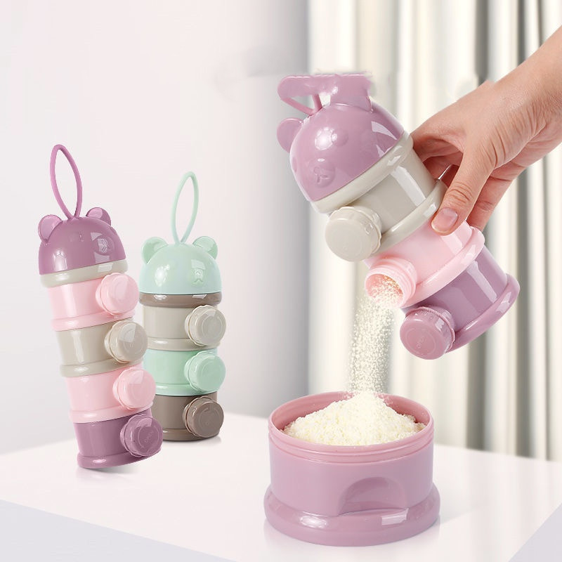 3/4 Layers Bear Baby Milk Powd - đánh giá và giá Food Snacks For 1 Year Old