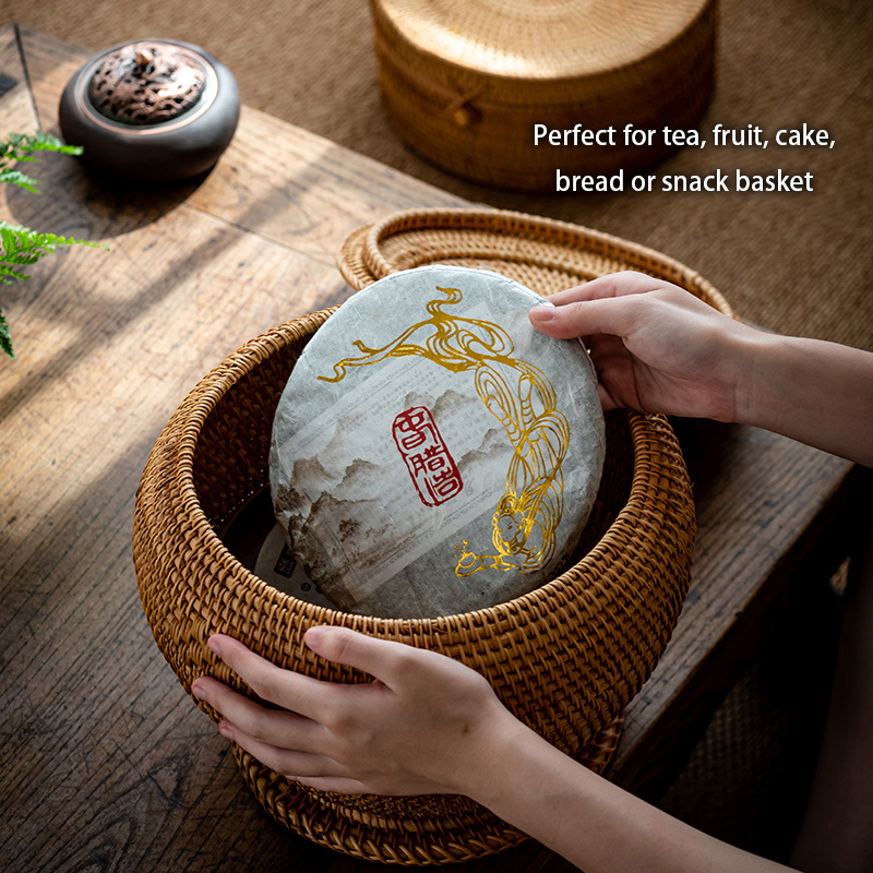 Handwoven Rattan Tea Storage B - đánh giá và giá Food Snacks That Are Green