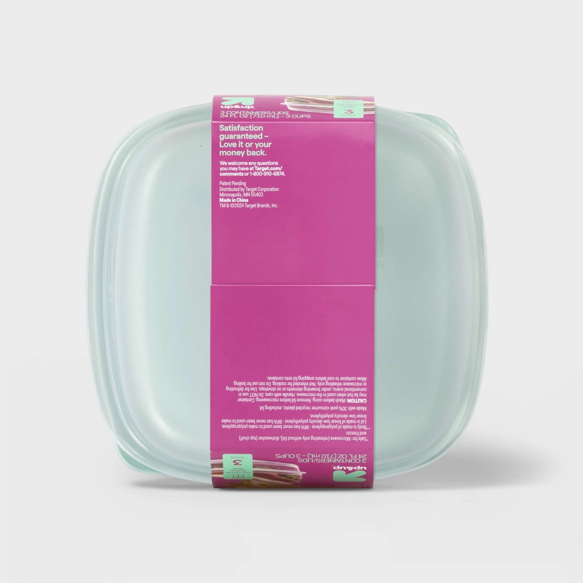 2026 New 3 Pack 24oz Square Fo - đánh giá và giá Food Snacks That Are Green